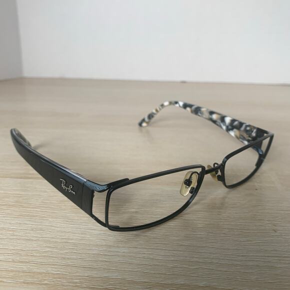 Ray-Ban Accessories - Ray-Ban RB6157 2509 Eyeglasses Black Marble Frames Only 53-16-130